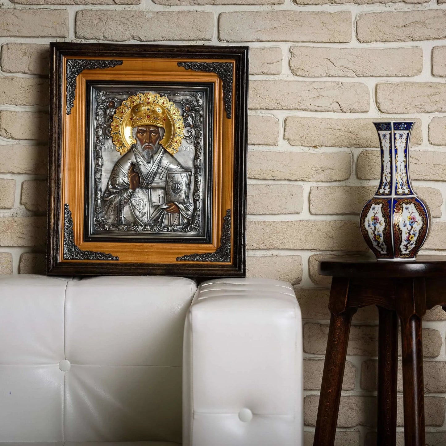 Icoana Sfântul Nicolae, Făcătorul de Minuni, de la Artes Gallery, la pret de 2470 RON