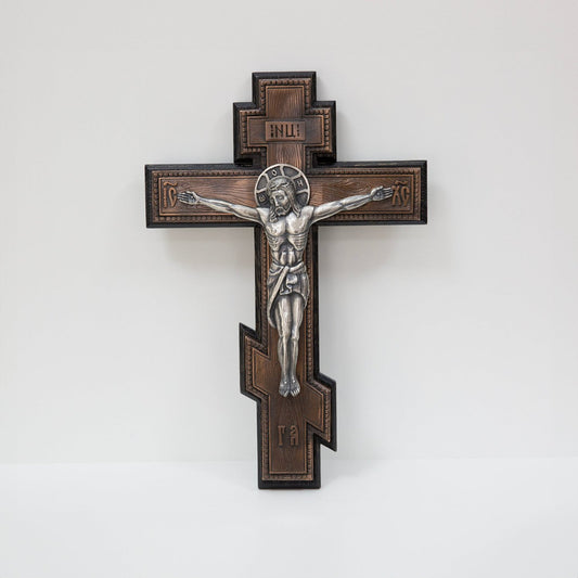 Crucifix de perete K02 la pret de 680 RON, cruce, cruce ortodoxa, cruce ortodoxa model, crucifix, crucifix ortodox, crucifixul, modele de cruci ortodoxe