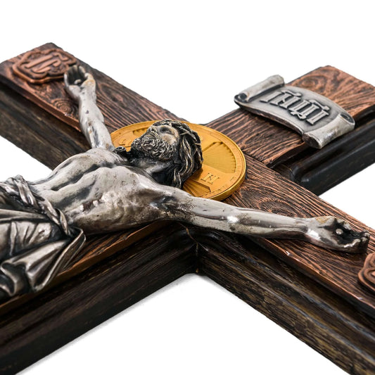 Crucifix de perete K01 la pret de 1950 RON, cruce, cruce ortodoxa, cruce ortodoxa model, crucifix, crucifix ortodox, crucifixul, modele de cruci ortodoxe