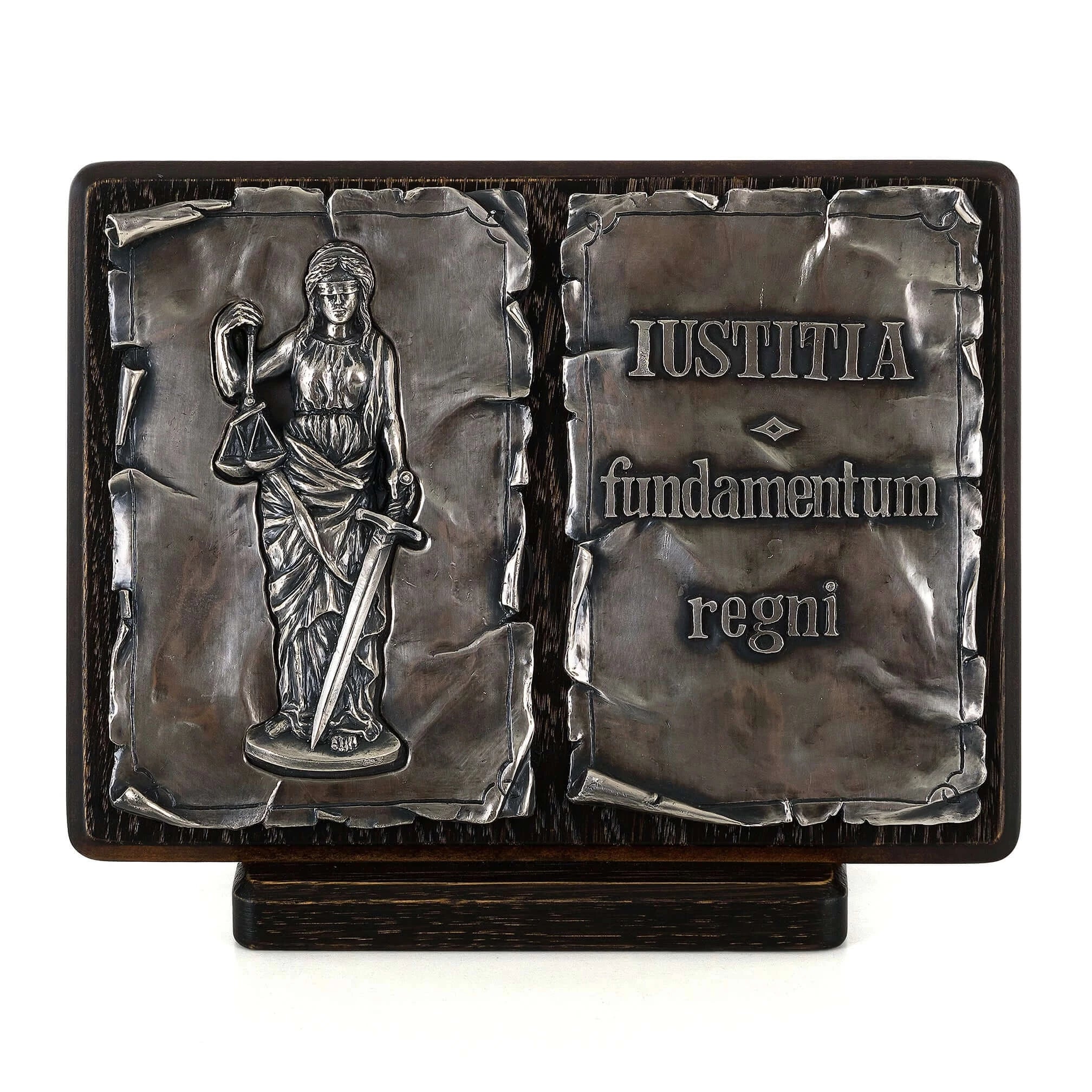 Plachetă Zeița Justiției