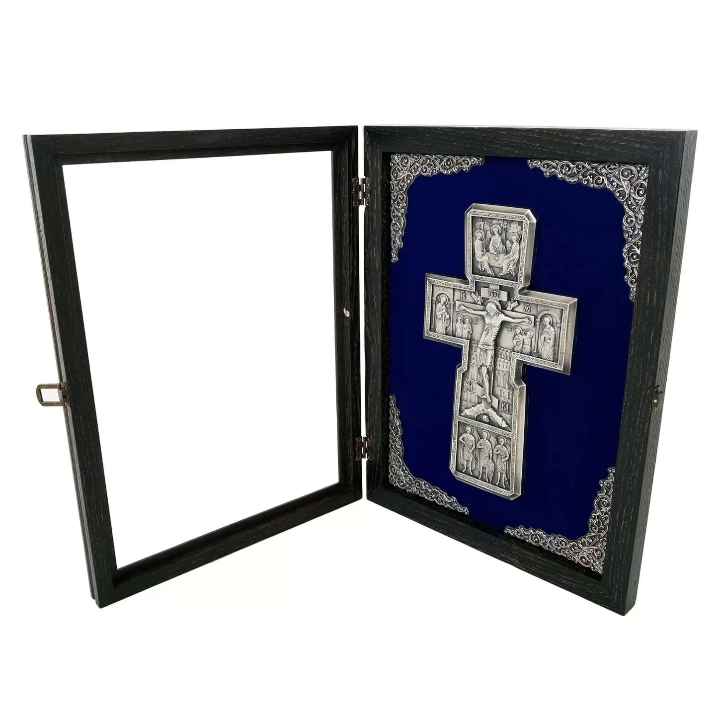 Crucifix în ramă K04.1 la pret de 1160 RON, cruce, cruce ortodoxa, cruce ortodoxa model, crucifix, crucifix ortodox, crucifixul, modele de cruci ortodoxe