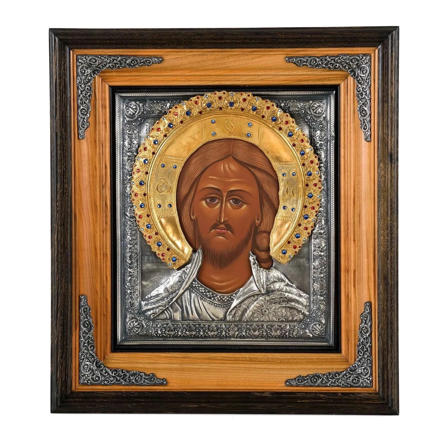 Icoana Iisus Hristos Pantocrator la pret de 2470 RON, ferecate, icoana iisus hristos pantocrator, icoana ortodoxa iisus hristos pantocrator, icoane, iisus hristos, iisus hristos pantocrator