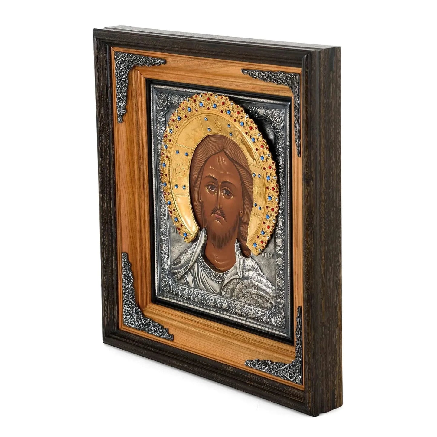 Icoana Iisus Hristos Pantocrator la pret de 2470 RON, ferecate, icoana iisus hristos pantocrator, icoana ortodoxa iisus hristos pantocrator, icoane, iisus hristos, iisus hristos pantocrator
