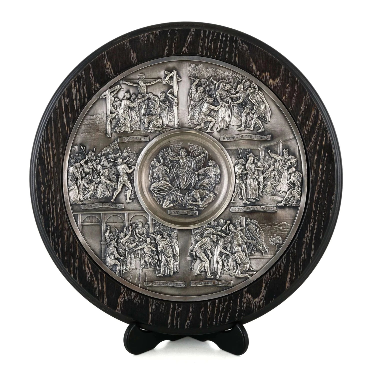Icoana Învierea Domnului la pret de 970 RON, basorelief, icoana cu invierea domnului, icoana invierea domnului, icoana invierii domnului, icoane, icoane cu invierea domnului, invierea domnului, Tablouri
